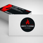 Logo / Carte de visite pour ONCLE FLAMME